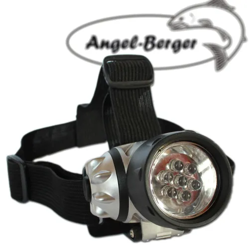 Angel Berger LED Kopflampe Taschenlampe Angellampe