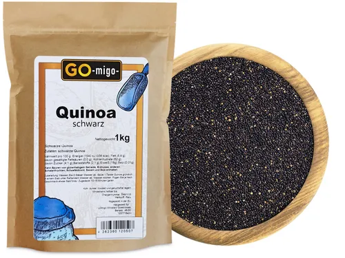 1kg Quinoa schwarze Quinoasamen 1000g Chenopodium quinoa