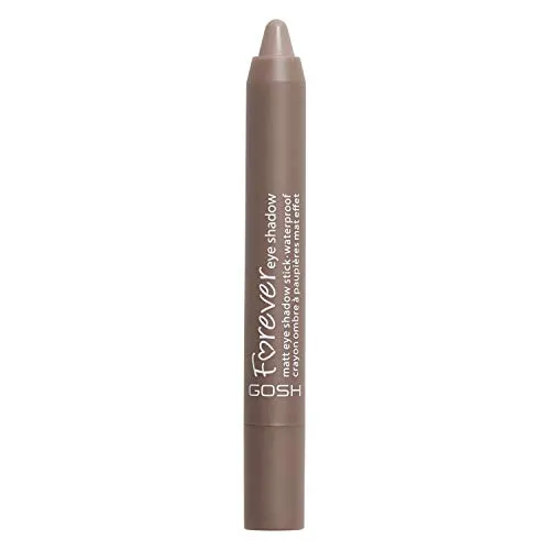 GOSH Forever Eye Shadow Lidschatten-Stift mit cremiger Textur für einfaches Auftragen und intensives Farbergebnis I wasserfest, hält bis zu 8h I parfümfrei & hautverträglich I 010 Twisted Brown (Matt)