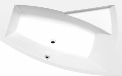 Raumspar Badewanne EVIA 160x100x47cm, rechts, weiß - Sanitäranlagen & Zubehör – Moderne Raumspar-Badewanne mit integrierter Sitzfläche für maximalen Komfort und 230 Liter Fassungsvermögen.