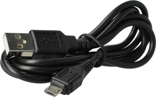 vhbw Kabel USB-A auf Micro-USB kompatibel mit Asus PadFone - Daten- & Ladekabel, 100 cm Schwarz