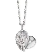 Engelsrufer Kette Herzflügel mit Zirkonia von Engelsrufer