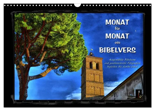 Hc Bittermann | Monat für Monat ein Bibelvers (Wandkalender 2026 DIN A3) - Ein inspirierender Wandkalender mit 12 ausgewählten Bibelversen und beeindruckenden Fotografien. Ideal für die tägliche Motivation und als stilvolle Wanddekoration.