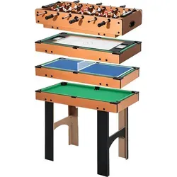 HOMCOM 4-in-1 Multispieltisch