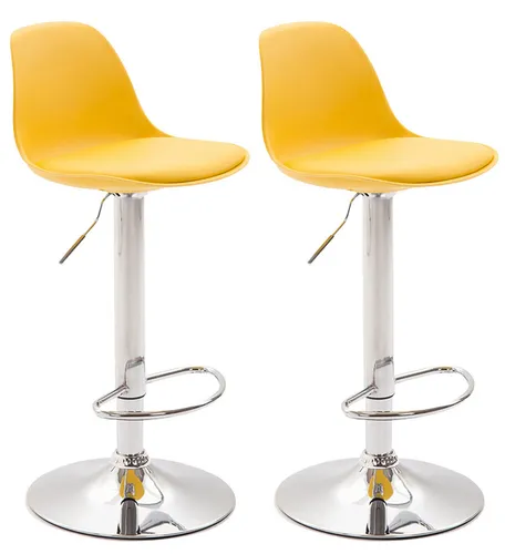 CLP 2er Set Barhocker Kiel in gelb von CLP