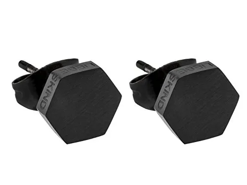 Liebeskind Berlin Damen-Ohrstecker Edelstahl mattiert in schwarz von Liebeskind Berlin