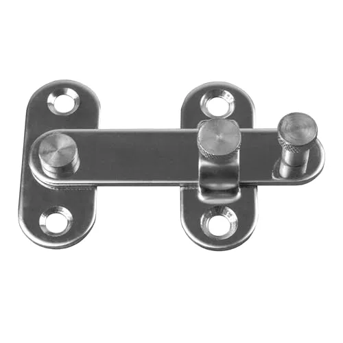 KLAK 45 - Türriegel Schwenkverriegelung Edelstahl Nut 8 für 45-er Profile - 1 Stück