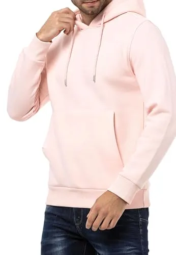 Cipo & Baxx Herren Hoodie Sweatshirt CL557 Rosa - Kapuzenpullover für Herren mit hohem Tragekomfort und modernem Streetwear-Look. Weiches Material und praktische Kängurutasche – ideal für Alltag und Freizeit.