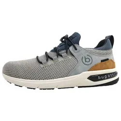 bugatti man Herren Schnürhalbschuhe in Beige/Dark Grey von Bugatti