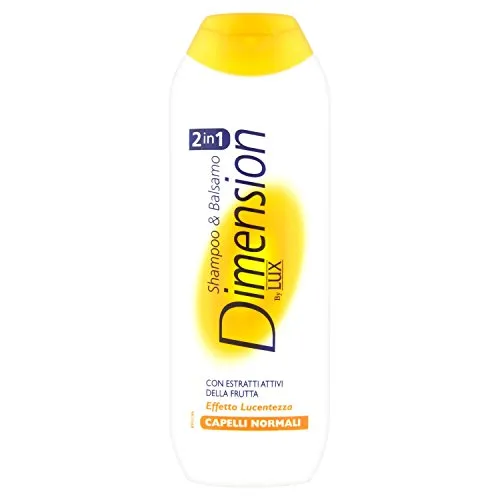 Dimension by Lux - Shampoo & Spülung mit fruchtigen Aktivextrakten und Glanzeffekt, für normales Haar - 250 ml