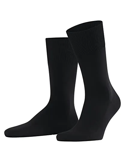 FALKE Herren Kniestrümpfe ClimaWool M Kh Wolle Lyocell lang einfarbig 1 Paar, Schwarz Black 3000, 41-42