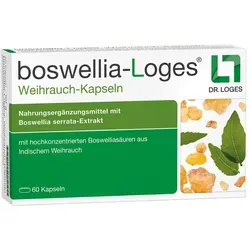 Boswellia-Loges Weihrauch-Kapseln - Nahrungsergänzungsmittel mit hoher Bioverfügbarkeit, ideal zur Unterstützung bei Gelenkbeschwerden und Entzündungen durch die innovative Mizellen-Technologie.