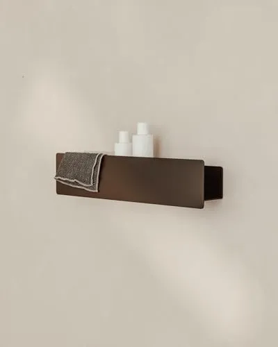 Metallbude Duschablage SHEA Hot Choc in grau von M Metallbude