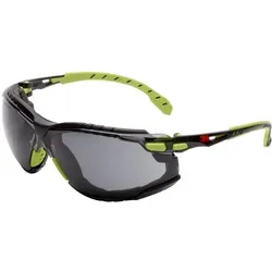 3M Solus Schutzbrille S1GGC1 Fuel X2, Mehrfarbig - Gartenschutzkleidung & Zubehör - Stylishe Schutzbrille mit Anti-Kratz- und Anti-Beschlag-Beschichtung für klare Sicht bei Arbeiten und Sport.