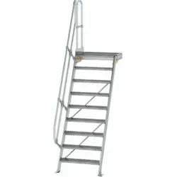 MUNK Aluminium-Treppe Plattform 60° 9 Stufen von Günzburger