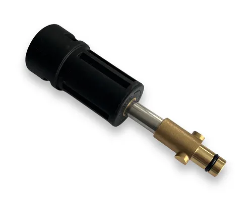 Adapter für Nilfisk Gerni Quick / STIHL / HUSQVARNA auf Bajonett Kärcher IG - Hochdruckreiniger-Zubehör, ideal für effektive Dachrinnenreinigung mit vielseitiger Kompatibilität.