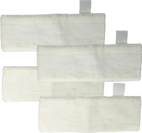 vhbw 4x Wischbezug kompatibel mit Kärcher SC 5 EasyFix Premium, SC 5 EasyFix Premium Iron, SC 5 EasyFix Iron Dampfreiniger