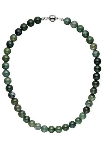 JOBO Kette ohne Anhänger, mit Moosachat 45 cm in grün von JOBO