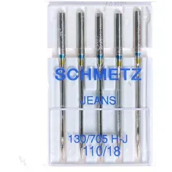 Nähmaschinennadeln Schmetz 130/705H-J (JEANS) Stärke 110/18 5