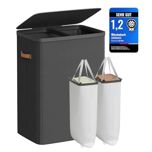 Wäschekörbe Schwarz von SONGMICS