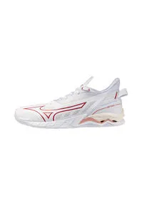 Mizuno Damen Handballschuhe WAVE MIRAGE 5 Unisex 40EU - Leichter Handballschuh mit innovativer Mizuno Wave Technologie für optimale Dämpfung und Stabilität. Perfekte Passform und hoher Tragekomfort dank Bootie-Konstruktion. Ideal für agile Spielerinnen.