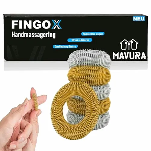 FINGOX Akupressur Ringe zur Handmassage von MAVURA