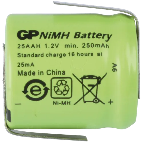 NH GP 25AAH-1Z - NiMh Akku, 1/3 AA, 250 mAh, 1er-Pack