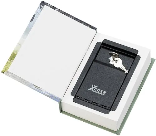 Xcase Buchtresor: Buch-Tresor, getarnt als Roman, ECHTES Papier, 18,5 x 13 cm (Buchtresor Kinder, Geheimversteck, Schlüssel)