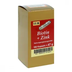 Biotin+Zink Kapseln für Ihre Schönheit - Hochwertige Biotin+Zink Kapseln zur Unterstützung Ihres Wohlbefindens. Ideal für die tägliche Einnahme und einfach in der Anwendung.
