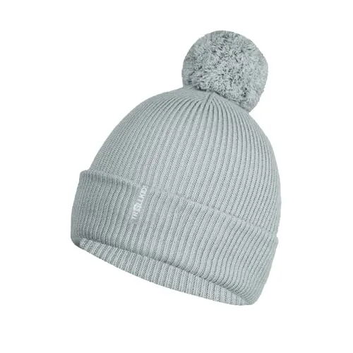 Trollkids Girls Holmenkollen Bobble Cap 54, Graphite