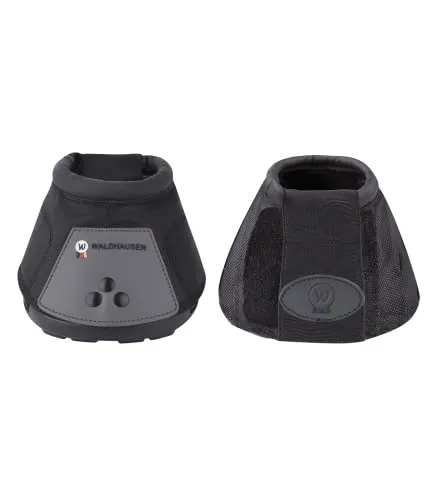 Waldhausen Schwarz 4 Hufschuh Einzeln - Hochwertiger Hufschuh in Schwarz, ideal für den Schutz und Komfort Ihres Pferdes während des Reitens oder beim Auslauf.