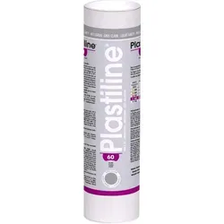Plastiline Knete 1 kg - Härtegrad 60 (hart) - Hellgrau - Knete für präzises Modellieren, behält ihr Volumen und hinterlässt keine Rückstände. Ideal für stabile Modelle und kreative Projekte.