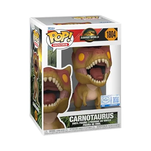 Funko Pop! Movies: Jurassic World: Rebirth - Carnotaurus - Vinyl-Sammelfigur - Geschenkidee - Offizielle Handelswaren - Spielzeug Für Kinder und Erwachsene - Movies Fans