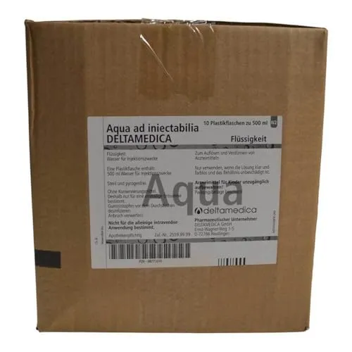 AQUA AD iniectabilia 10X500 ml
