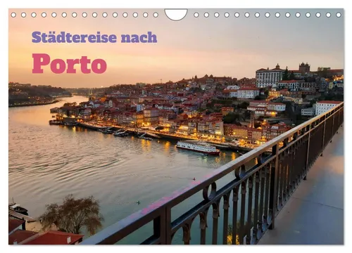 Städtereise nach Porto - Wandkalender 2026 - Hochwertiger Fotokalender mit 12 beeindruckenden Bildern von Porto. Ideal als Geschenk für jeden Anlass und gefertigt aus umweltfreundlichem FSC-zertifiziertem Papier.
