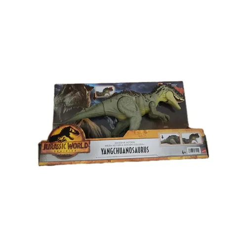 Mattel HDX49 Jurassic World Dinosaurier Yangchuanosaurus - Massiv Action -