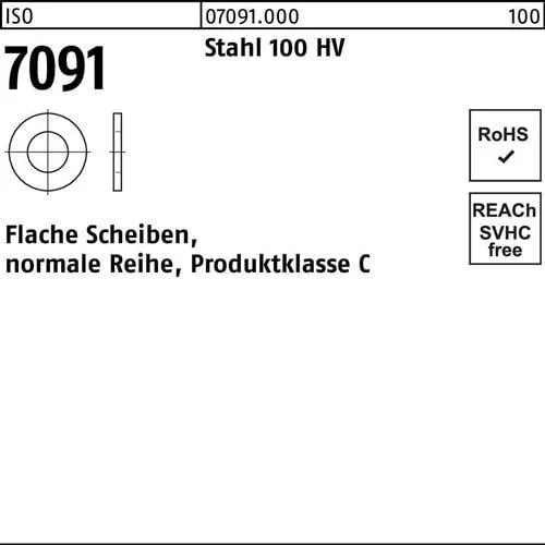 Reyher Scheiben ISO 7091 Stahl 8 (100 Stück)