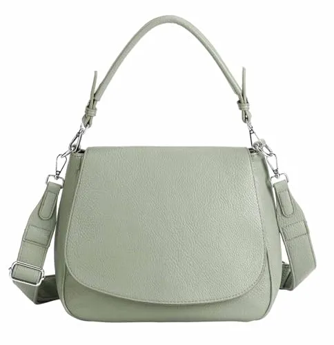 OBC Damen Tasche Shopper Hobo Bag Umhängetasche in Mint - Geräumige Umhängetasche in eleganter Mint-Optik, perfekt für den Alltag oder Wochenendausflüge. Hochwertige Verarbeitung und modernes Design machen sie zum idealen Begleiter für jeden Anlass.