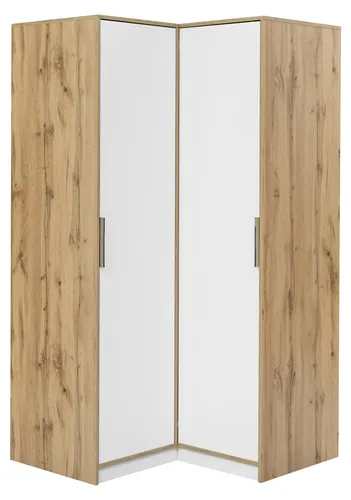 Masseno Drehtürenschrank SION 108,5 cm – Eiche Wotan