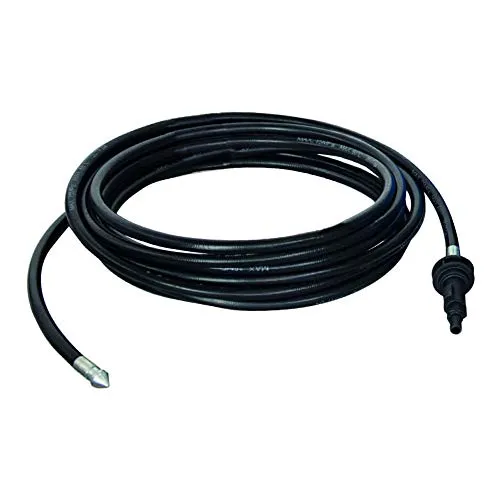 STIER Rohrreinigungsschlauch 10 m für Hochdruckreiniger - Schläuche für Hochdruckreiniger, 10 m lange Reichweite für effektive Rohr- und Dachrinnenreinigung, einfach mit Quick-Change-Connector anzuschließen.