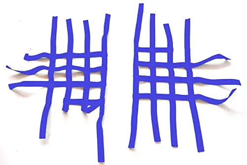 Nerfbar Netz Ersatzteil für/kompatibel mit CAN AM DS 650 blau Nerf bar R1 4+3