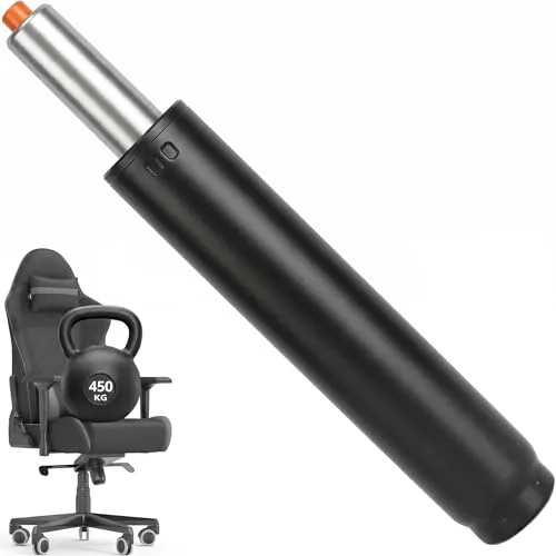 QWORK® Gasdruckfeder für Bürostühle, 31-45 cm, Edelstahl von QWORK