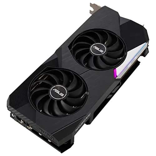 ASUS Dual Radeon RX6750 XT 12GB OC Edition - Hochleistungs-Grafikkarte - Grafikkarten, 12GB GDDR6 Speicher für ultimatives Gaming-Erlebnis, OC-Modus bis zu 2618 MHz Boost Clock und langlebige Doppelkugellager-Lüfter.