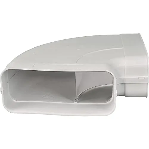 OPTIMAIRO Flachkanal Bogen N20055 90° - Dunstabzug-Zubehör für effiziente Luftzirkulation, ideal für individuelle Installationen mit System 222 x 90.
