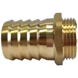 Messing Schlauchstutzen 1 1/4 Zoll, Außengewinde, 32mm