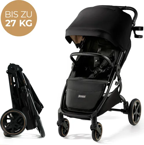 Kinderkraft MITZY Buggy - XL-Sitz & Stoßdämpfung bis 27 kg - Praktischer Kinderwagen bis 27 kg mit XL-Sitz, voller Stoßdämpfung und UPF50+ Verdeck für maximalen Komfort und Schutz bei Spaziergängen.