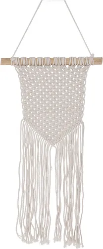 Makramee Wandbehang / Wanddekoration im Boho Stil, Baumwolle - Design 3