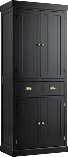 Küchenschränke Schwarz von Costway