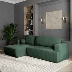 Masseno Ecksofa SENTI P L-S mit Schlaffunktion