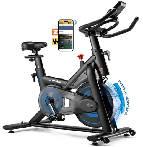 Wenoker Heimtrainer Fahrrad mit App von Wenoker